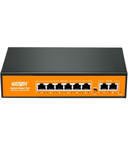 Switch Giga Haiz com 16 Portas POE+ 2 Uplink 1 SFP 10/100/1000Mbps