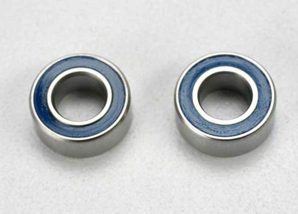 Traxxas 5115 Ball Bearings, Blue Rubber Sealed (5x10x4mm) (2)