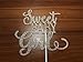 Sweet Baby Girl Cake Topper Rose Gold Glitter Baby Shower Girl Cake Topper Baby Girl Cake Topper for Baby Shower, Its A Girl Cake Toppers, Baby Girl Cake Topper, Girl Baby Shower Cake Topper