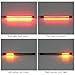 Lemonbest Universal Flexible LED Turn Signal Tail Brake License Plate Light Integrated for Motorcycle Bike ATV Car RV SUV, Brake/Running Tail Light, Left/Right Turn Signal Lamp