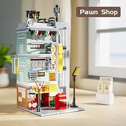 Hong Kong Street View Mini Building Block Toy Pawn