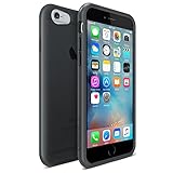 iPhone 6S Case , Maxboost [HyperPro Series] Premium Shock-Absorbing TPU Cases Durable Bumper Cover Frame, Matte Soft Anti-Scratch Finish Work with iPhone 6 2014 / 6S 2015 -Transparent Clear Black