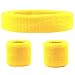 Sweat Band Headband Wristbands for Men - Head Wrist Sweatband Set for Women Kids Boys Girls - Ideal for Sports Athletics Event Workout Exercise Basketball Running Tennis Football