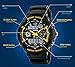 Takyae Children Kid Watches LED Digital Quartz Watch Boy And Girl Student Multifunctional Waterproof Wristwatches S - Yellow