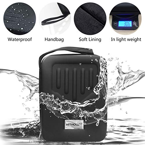 Kithouse Kalimba 17 Keys Thumb Piano, Portable thumb piano Mbira Finger Piano Include EVA protective Kalimba box, Music Song Book, tuning hammer(Mandala Flower), Gift for Kids Adult Beginners