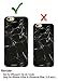 iPhone 6s Plus Case, iPhone 6 Plus Case, IiEXCEL Marble Pattern Black Soft Flexible TPU Slim Fit Cover Case and Glass Screen Protector for iPhone 6s Plus/iPhone 6 Plus (Color 1)