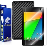 ArmorSuit MilitaryShield - Google Nexus 7 2nd Generation Screen Protector + Black Carbon Fiber Full Body Skin Protectorw/ Lifetime Replacements