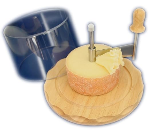 SET HOLZ KÄSEHOBEL (100g=3,00 EUR) FÜR TETE DE MOINE + INKLUSIVE 1x KÄSE TETE DE MOINE WUNSCHSORTE + INKLUSIVE FRISCHEHAUBE (