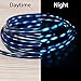 AoLiPlus 6.6 FT Longer LED Charging Cable Visible Flowing Light UP USB Charger Sync Data Cords Compatible with Phone X/8/8 Plus/7/7 Plus/6/6 Plus/5/5S/5C/SE/Pad and More (Blue)