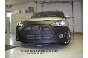 LEBRASINC Lebra 2 Piece Front End Cover Black - Car Mask Bra - Fits - Hyundai Veloster Turbo 2013-2016