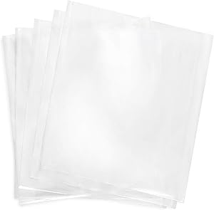 Shrink Wrap Bags,4x4 Inches 200 Pcs Clear PVC Heat Shrink Wrap for Packagaing Soap,Bath Bombs,Candles,Small Gifts and Homemade DIY Projects