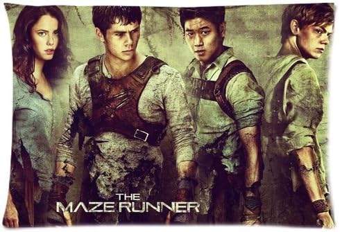 Pookeb 2014 American Popular Movie The Maze Of Runner Poster Pillow Cover Design Custom Zippered Pillow Cases 20x30 (Twin sides)