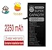 2250 mAh Replacement Battery Compatible for iPhone 6S,Super Capacity Power UP Li-ion Battery with Repair Tool Kits Box[24 Months Warranty]