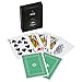 Ice - 100% Plastic Playing Cards, Premium Poker Sized Waterproof Standard Index Play Cards, Professional Casino Grade | Pack of 2