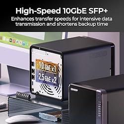 QNAP TS-432X-4G-US 4 Bay 10GbE Desktop NAS with ARM