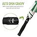 BAGAIL Golf Umbrella 68/62/58 Inch Large Oversize Double Canopy Vented Automatic Open Stick Umbrellas for Men and Women(Green/White,62 inch)