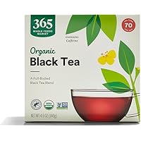365 by Whole Foods Market, Tea Black Organic, 70 Count