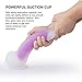 UTIMI Liquid Silicone Dildo Dong with Suction Cup and Ball 8.3 Inch