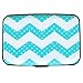 Vichline Aluminum RFID Blocking Slim Metal Wallet Credit Card Holder for Men Women (Blue Wave)