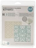 We R Memory Keepers Butterfly Goosebumpz Embossing Folder, 2 Per Package