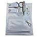 EMI Nurse WHITE Pocket Organizer 4 Piece Kit - Pocket Organizer, Lister Scissors, LED Penlight, and Chart Pen