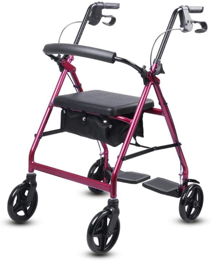 HuLiKing Lightweight Walking Frame, Height Adjustable Lightweight 4