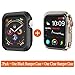 OUPODE Compatible with Apple Watch Case Series 4 40mm, Soft TPU Bumper Case Compatible with iWatch Cover, Replacement for Apple Watch Protector Series 4, Clear