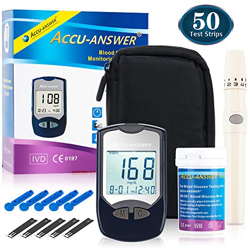 AccuAnswer Diabetic Monitoring Kit Blood Testing Kit
