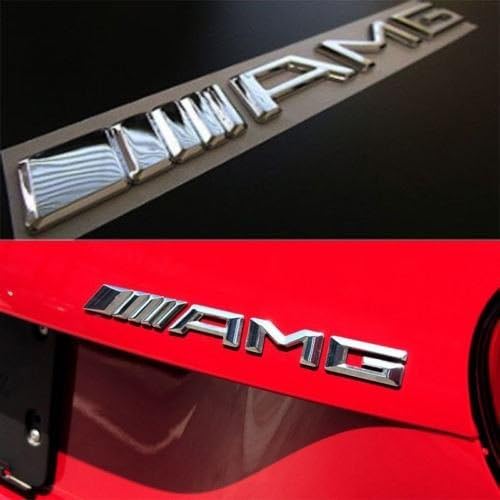 New Style 3D For Mercedes-Benz ///AMG Emblem ABS Trunk Logo Badge Decoration Gift Decal