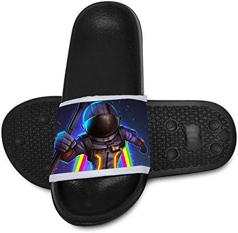Kids Slippers Fortnite Dark Voyager 3D Printed Cool Cartoon Shoes Beach Flat Open Toe Sandal