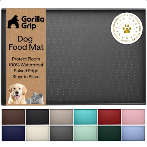 Gorilla Grip Waterproof Silicone Dog Food Mat