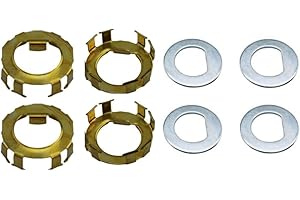 BBMTA Replacement Retainer Cages 006-190-00 Trailer Spindle Nut Retainer 4 Pack & 5-57 Trailer Axle Spindle 1" D Washer 005-023-00 4 Pack Fits Dexter Alko 2K to 8K Most Axles