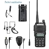 BaoFeng UV-82 High Power Dual Band Radio VUF: 136-174mhz UHF: 400-520mhz Amateur (Ham) Portable Two-Way radio