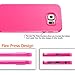 Technext020 Galaxy S6 Pink Case, Silicone Protective Back Cover Slim Fit Samsung Galaxy Bumper