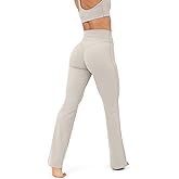 PAVOI ACTIVE High Waisted Flare Leggings for Women - Buttery Soft Tall Length Bell Bottom Workout Flared Wide Leg Yoga Pants - FlexFlow, X-Small, Moon