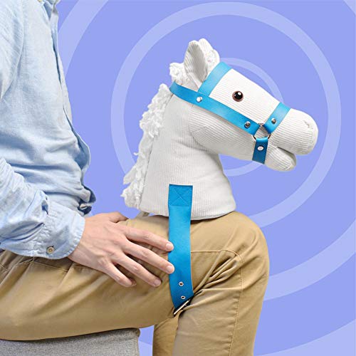 Wenasi Hobby Horse Pretend Plush Riding Toy Parent-child Interactive Companionship Riding Horse With Horse Sound - Thumbnail 2