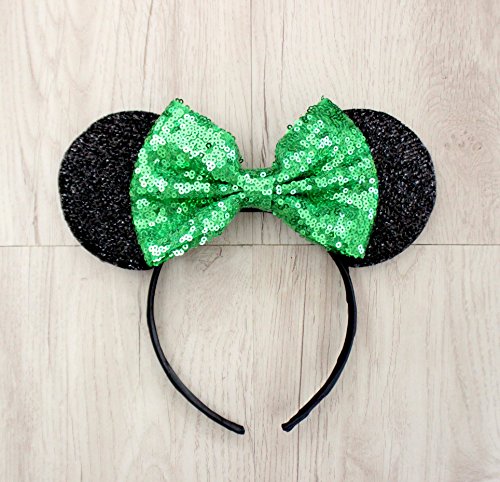 Tinker Bell Mickey Ears, Tinker Bell Ears, Tinker Bell Minnie Ears, Green Mickey Minnie ears