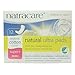 Natracare Slim Fitting Ultra Pads Without Wings, Super Plus, Made with Certified Organic Cotton, Ecologically Certified Cellulose Pulp and Plant Starch (1 Pack, 12 Pads Total)