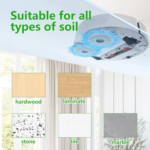 Floor Cleaning Solution for Dreame L40 Ultra/L50 Ultra/X50 Ultra/L10s Ultra Gen 2/X40 Ultra and Other L/X/Aqua/Matrix Series Robot Vacuum Cleaners, Multi-Surface Floor Cleaner Liquid, Fits MOVA, 1L