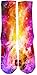 Brand New Custom Galaxy Elite Socks With Design (Medium, Galaxy 1)