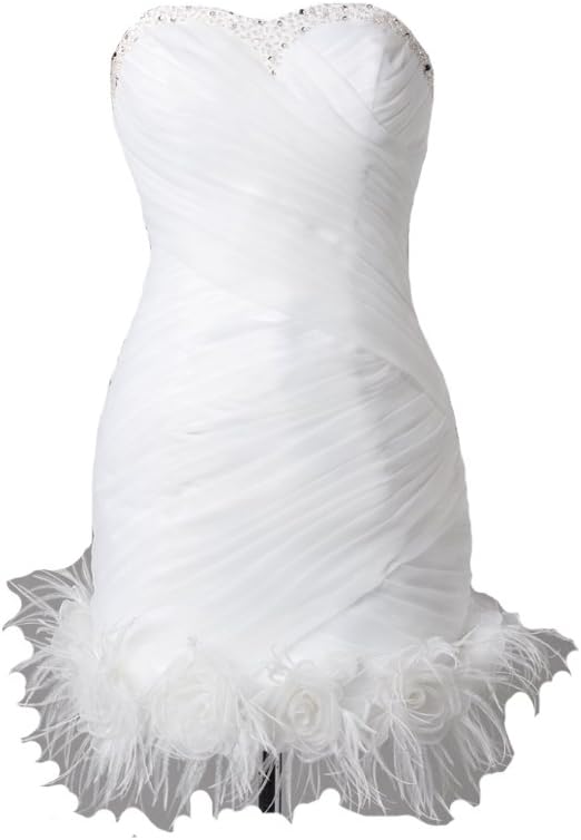 white cocktail gown