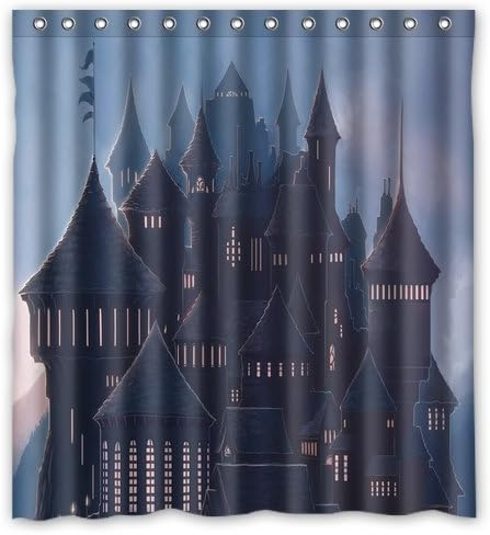 Hogwarts Harry Potter Theme 66 x 72 inch Anti Bacterial Waterproof Polyester Shower Curtain