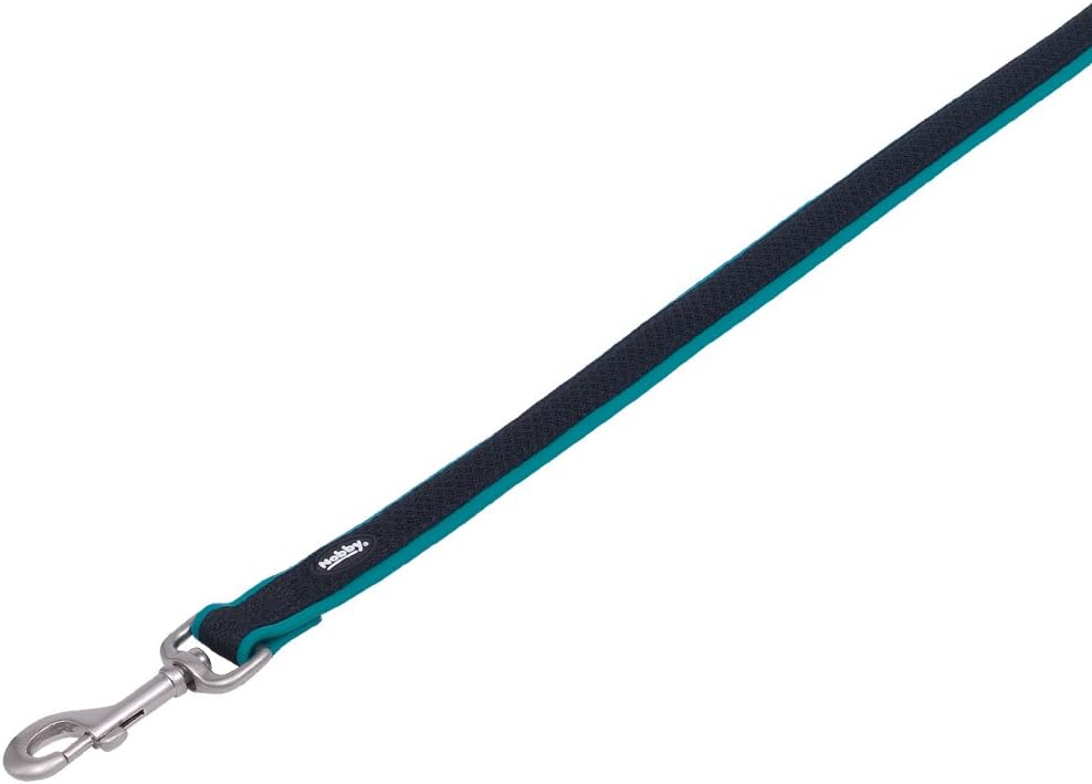 Nobby Preno Mesh Dog Lead, 120 cm/15 - 20 mm, Turquoise, 120 centimeters - Image 3