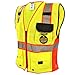 KwikSafety - Charlotte, NC - CLASSIC SUPREME Safety Vest [10 Pockets] Class 2 ANSI OSHA High Visibility Reflective Heavy Duty Mesh Hi Vis Work Gear/Yellow, Black, Orange XL