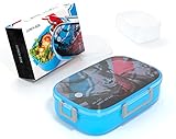 Personal Reusable Lunch Box - Airtight Plastic Bento Box with Removable Container BPA free - Design for All Sports High School and College 920 ml