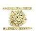 Maggift Wood Alphabet Tiles 200 Letter Pieces Tiles Game