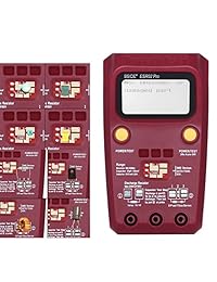 BSIDE ESR02 PRO Transistor Tester SMD Componentes Checker Mega328 NPN PNP Diode Resistencia Inductor Capacitance ESR Medidor con pinzas
