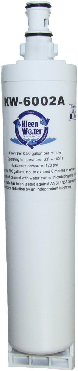 KleenWater KW-6002A"Made in the USA" Refrigerator Water Filter Cartridge