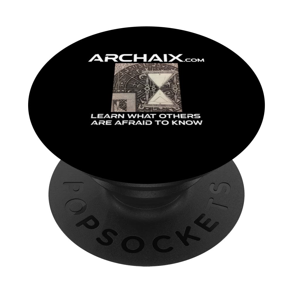 Archaix - Learn What Others Are Afraid To Know - WHITE FONT PopSockets Swappable PopGrip