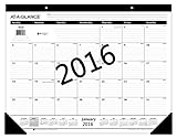 AT-A-GLANCE Monthly Desk Pad Calendar 2016, Ruled, 21-3/4 x 16 Inches (SK2400)